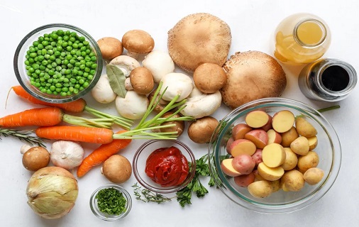 Mushroom-Stew-ingredients