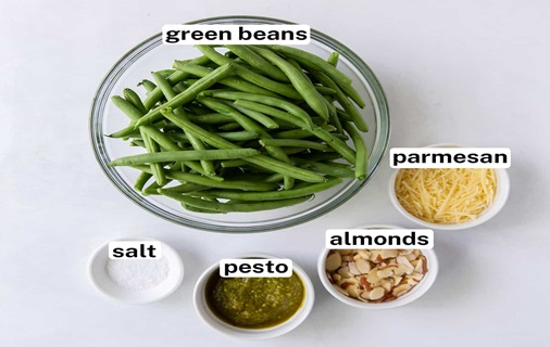 Pesto Green Bean Ingredients