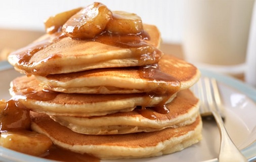 bananas foster pancakes