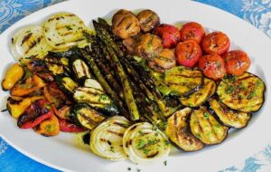 grilled vegetables servings