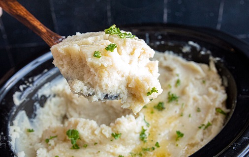 slow cooker mashed potatoes