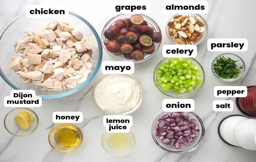 chicken salad recipe ingredients