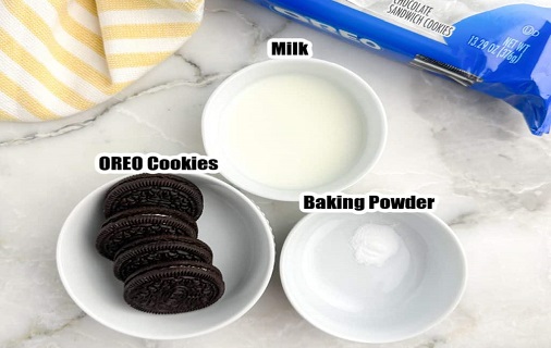 Oreo mug cake ingredients