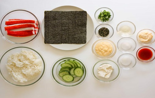 sushi bake ingredients