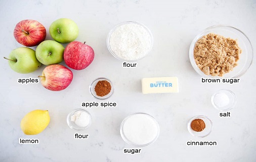 apple crumble recipe ingredients