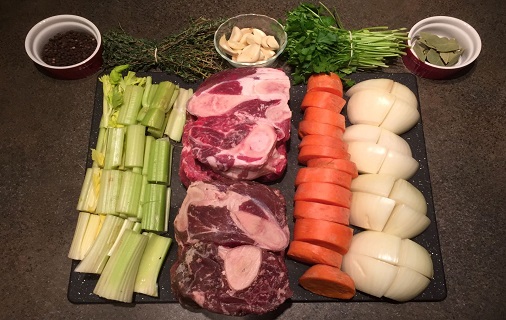 beef bone broth recipe ingredients