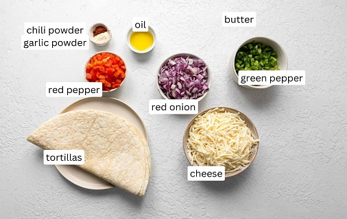 cheese quesadilla ingredients