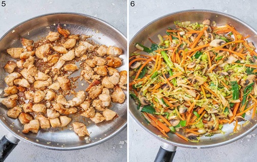 chicken chow mein making procedure