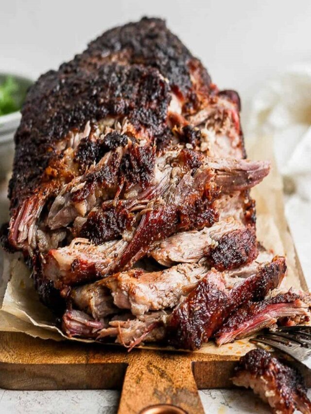 Delicious Pork Shoulder Smoked