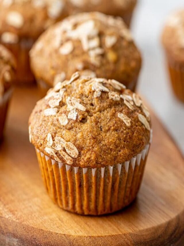 oatmeal banana muffins