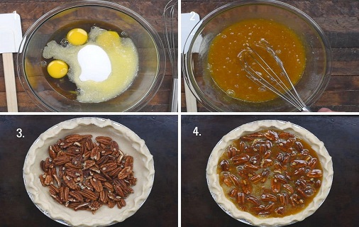 pecan pie making process