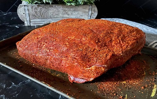 pork shoulder rubbing