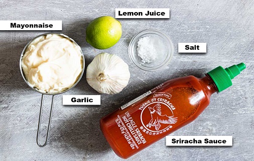 sriracha aioli ingredients