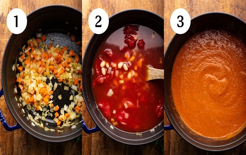 tomato soup recipe making process