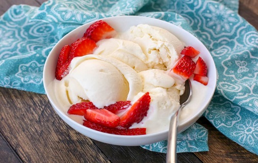 vanilla ice cream recipe without eggs