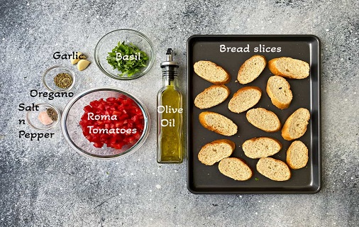 bruschetta recipe ingredients