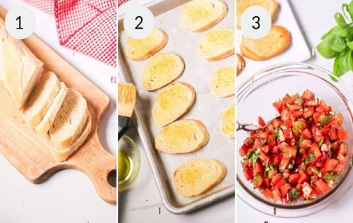 bruschetta recipe instructions