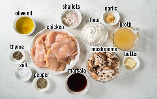 chicken marsala ingredients