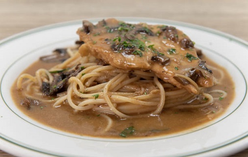 chicken marsala with pasta