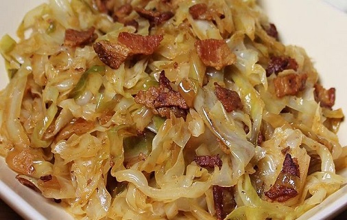 fried cabbage